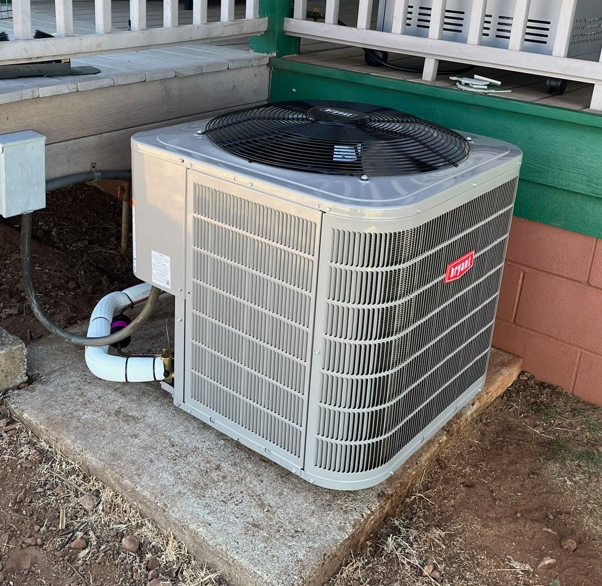 Menini HVAC Bryant air conditioning installation