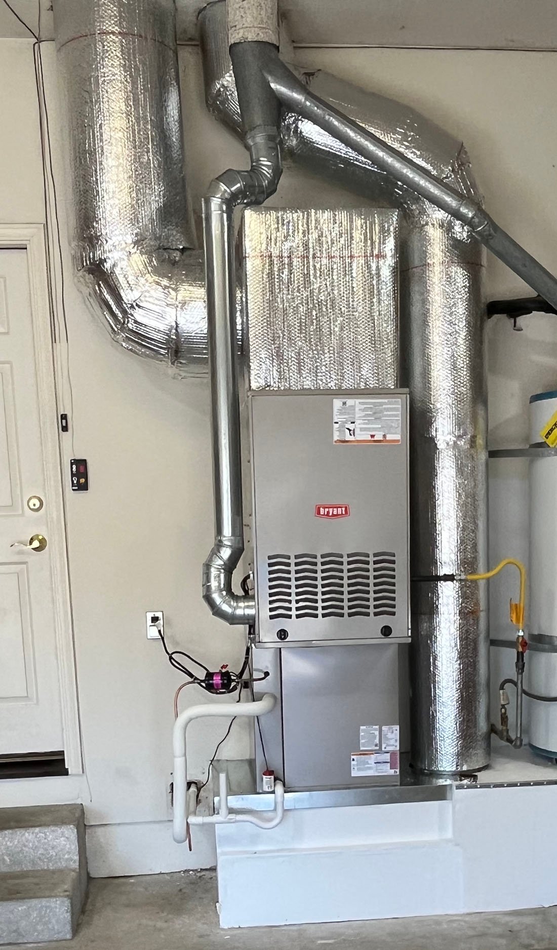 Menini HVAC Bryant gas furnace installation