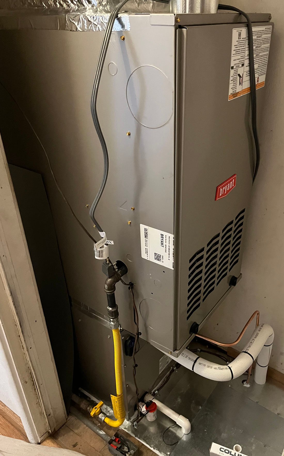 Menini HVAC Bryant gas furnace unit