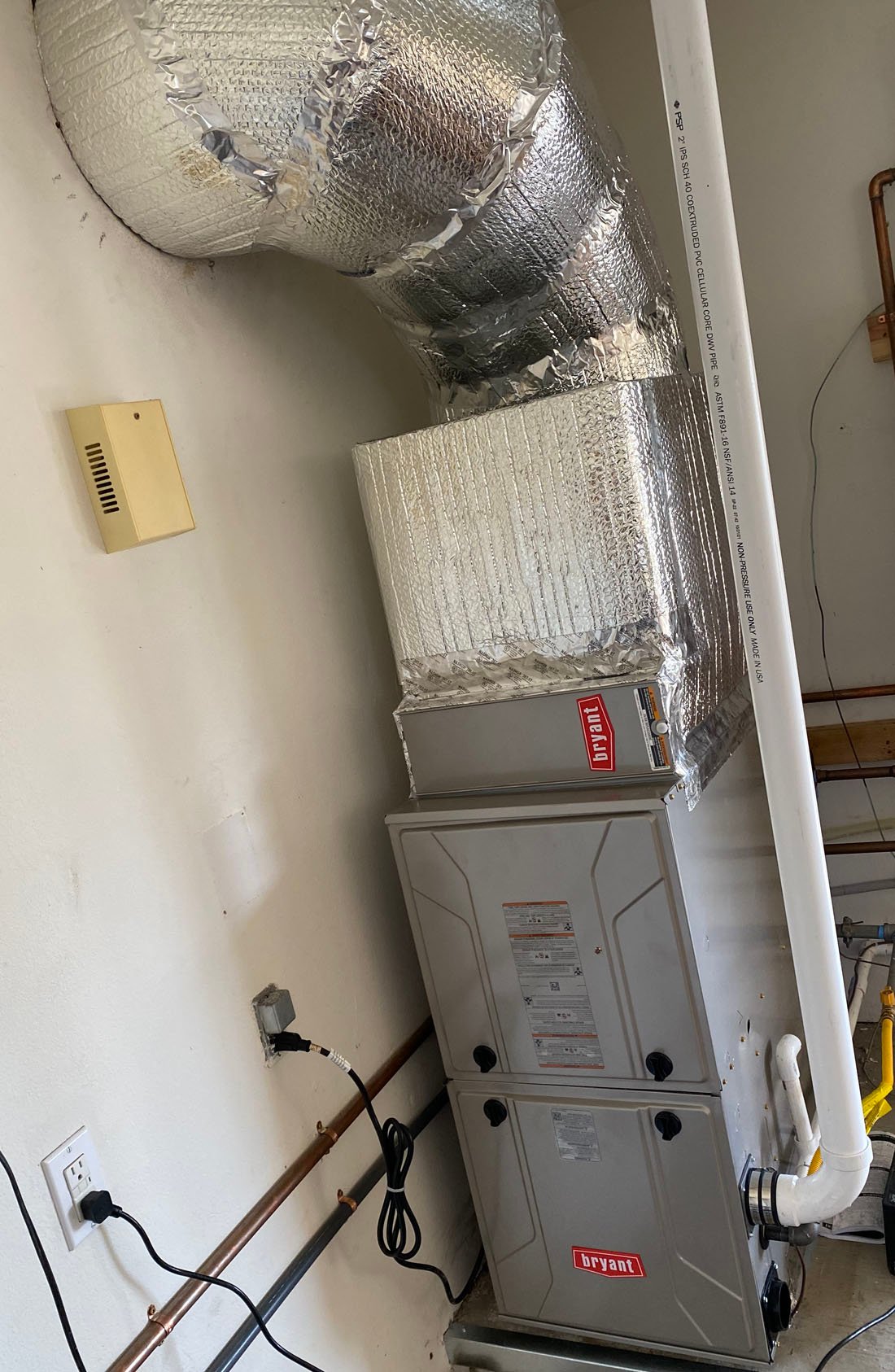 Menini HVAC Bryant high-efficiency gas furnace