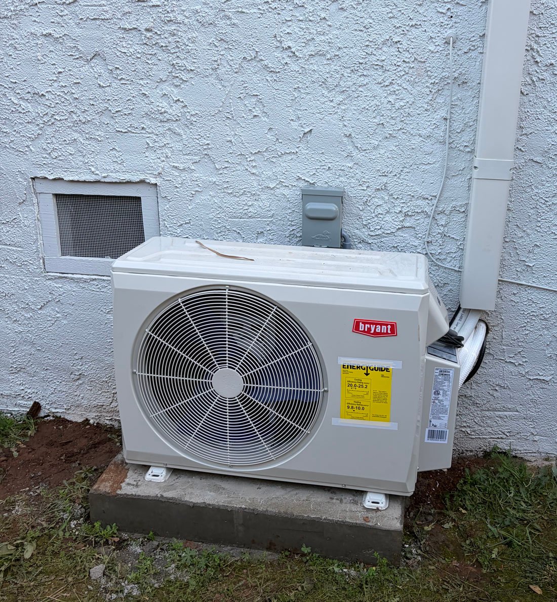Menini HVAC Bryant heat pump mini split unit