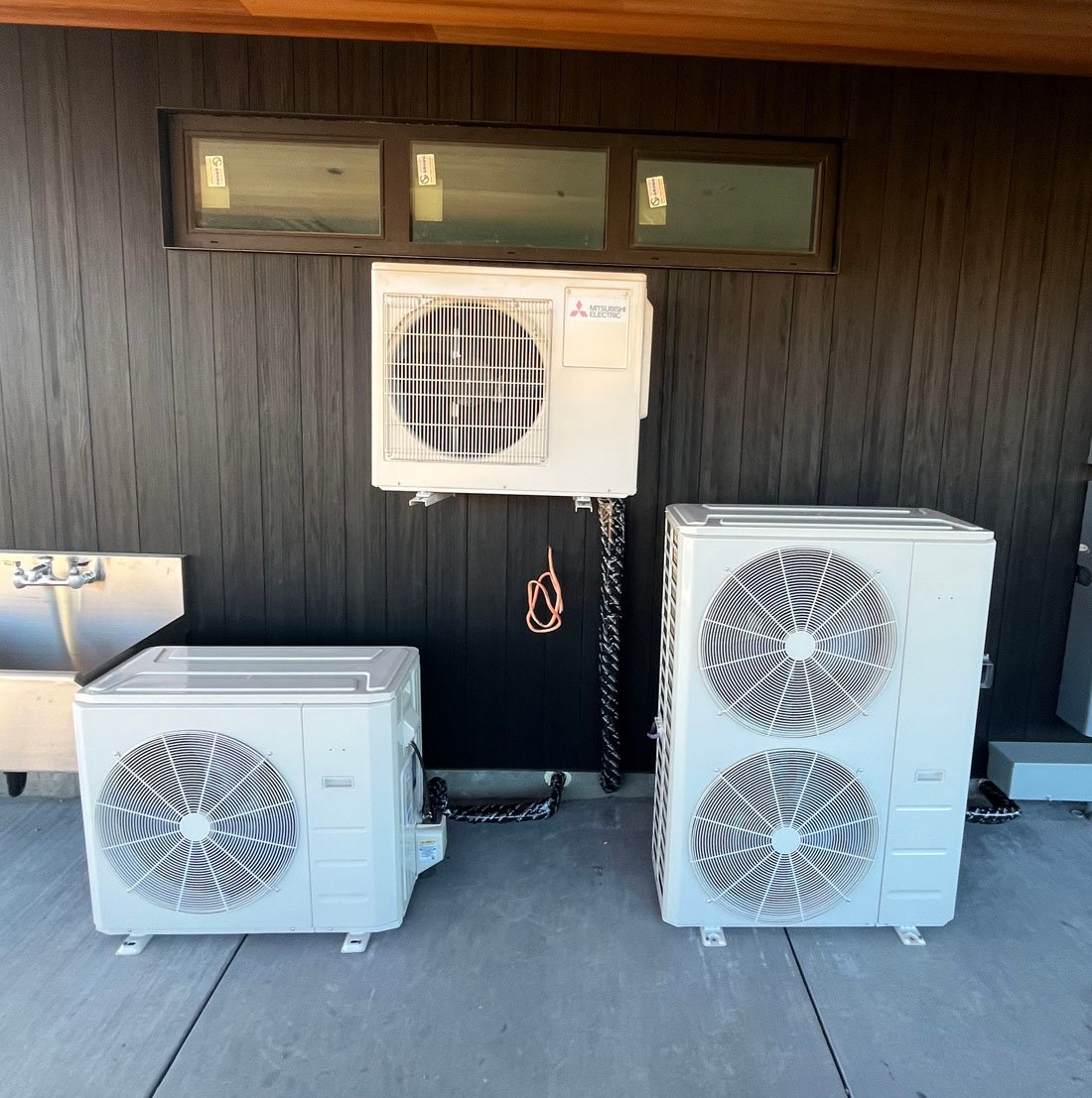 Menini HVAC heat pump installation