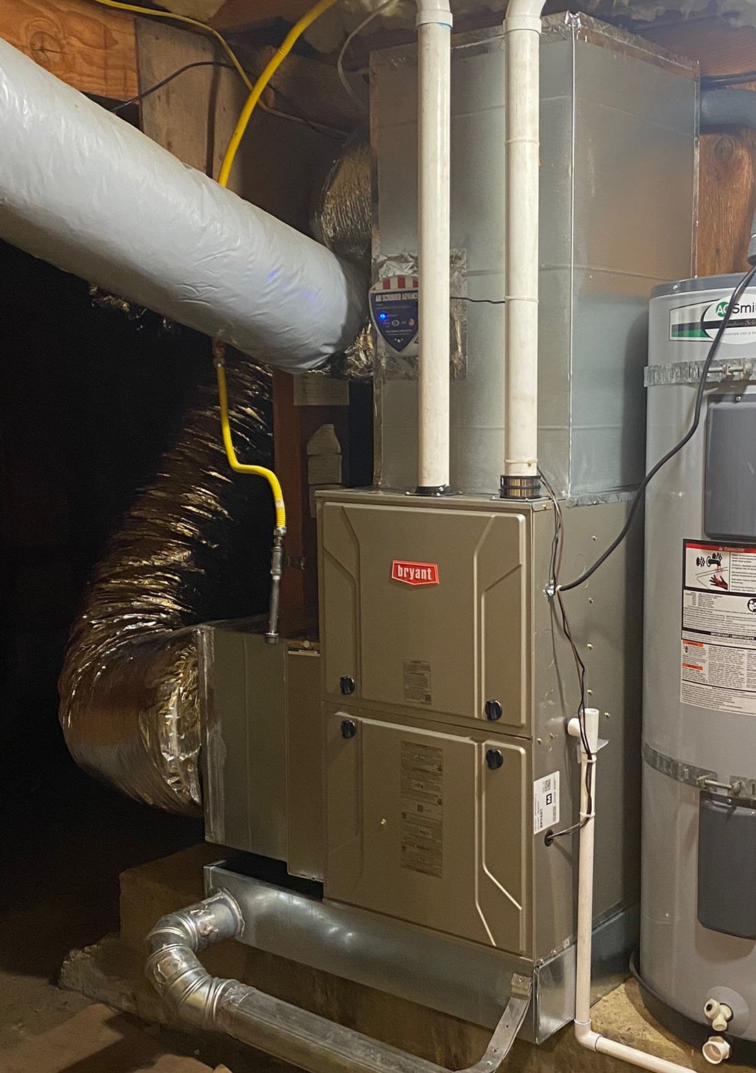 Menini Heating and Air Bryant gas furnace service